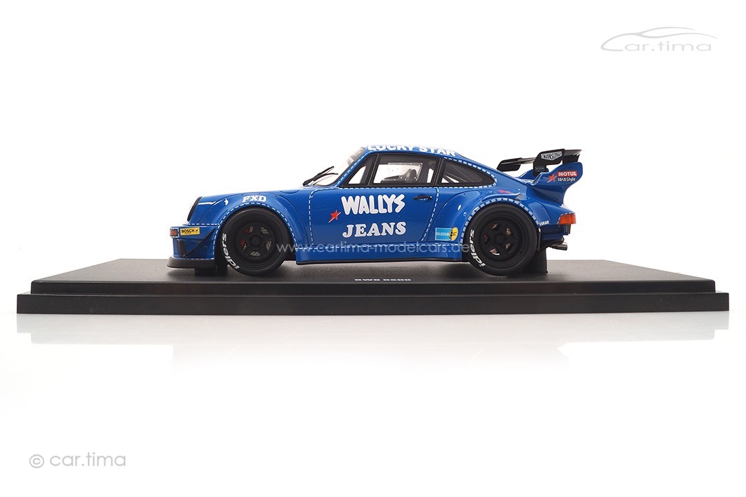 RWB Bodykit OSHO auf Basis Porsche 911 (964) blau GT Spirit 1:18 GT448