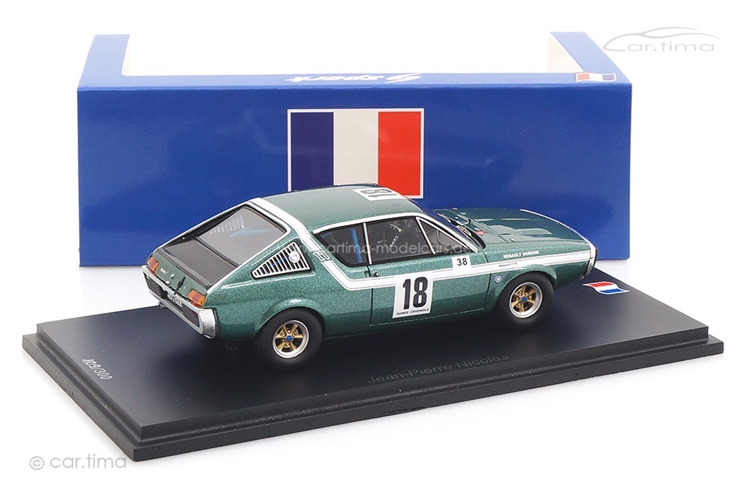 Renault 17 Ronde Covenole 1972 Jean-Pierre Nicolas Spark 1:43 SF256