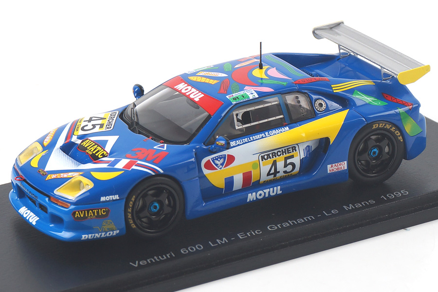 Venturi 600 LM 24h Le Mans 1995 Birbeau/De Lesseps/Graham Spark 1:43 S2264 Venturi 600 LM 24h Le Mans 1995 Birbeau/De Lesseps/Graham Spark 1:43 S2264
