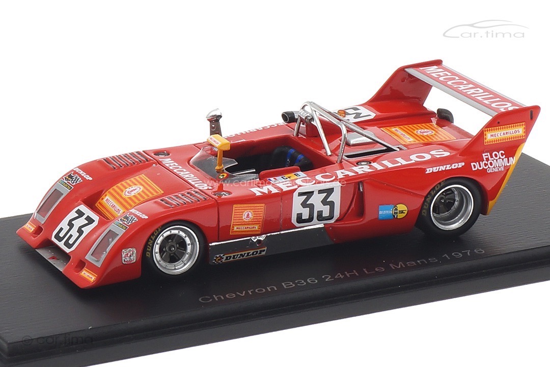 Chevron B36 24h Le Mans 1976 Schäfer/Albanesi/Adatte Spark 1:43 S4715 Chevron B36 24h Le Mans 1976 Schäfer/Albanesi/Adatte Spark 1:43 S4715
