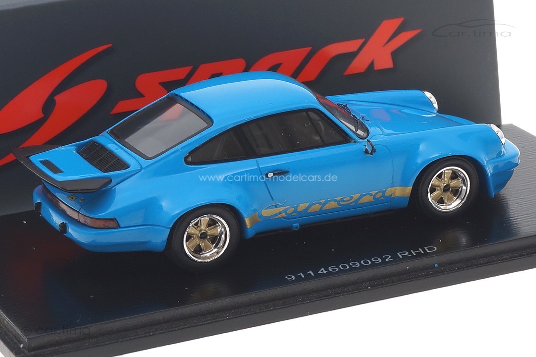 Porsche 911 RS 3.0 blau Spark 1:43 S7640