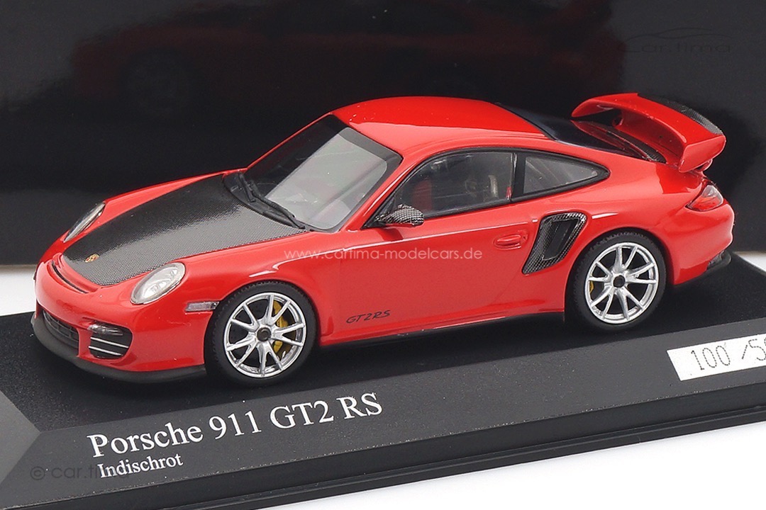 Porsche 911 (997 II) GT2 RS Indischrot Minichamps 1:43 400069408