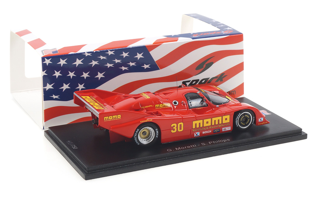Porsche 962 2h Del Mar 1988 Moretti/Phillips Spark 1:43 US087 Porsche 962 2h Del Mar 1988 Moretti/Phillips Spark 1:43 US087