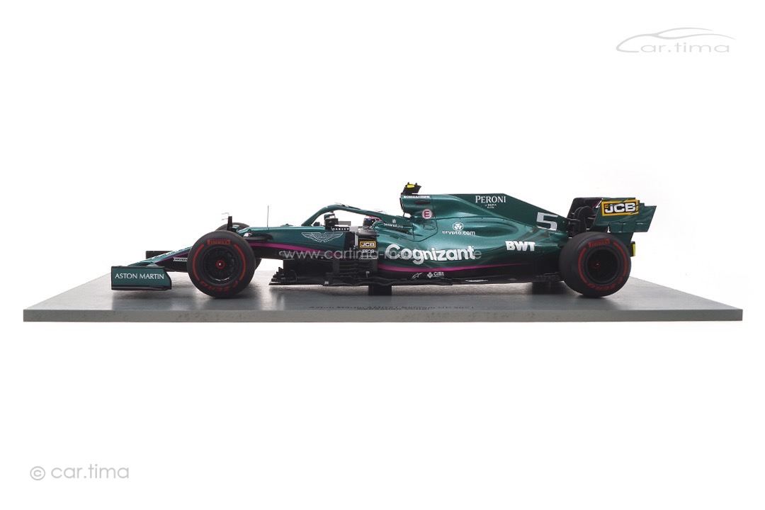 Aston Martin AMR21 GP Bahrain 2021 Sebastian Vettel Spark 1:18 18S586 Aston Martin AMR21 GP Bahrain 2021 Sebastian Vettel Spark 1:18 18S586
