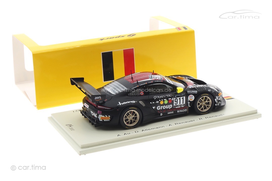 Porsche 911 GT3 R 24h Spa 2021 Au/Allemann/Renauer/Renauer Spark 1:43 SB451 Porsche 911 GT3 R 24h Spa 2021 Au/Allemann/Renauer/Renauer Spark 1:43 SB451