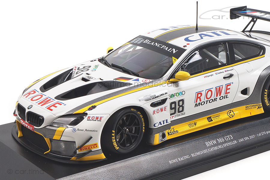 BMW M6 GT3 24h Spa 2017 Blomqvist/Catsburg/Spengler Minichamps 1:18 155172688