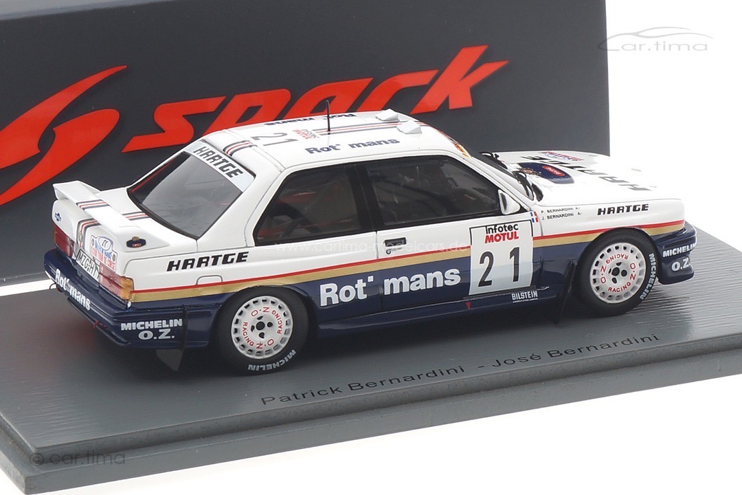 BMW E30 Tour de Corse Rallye de France 1989 Bernardini/Bernardini Spark 1:43 S8485 BMW E30 Tour de Corse Rallye de France 1989 Bernardini/Bernardini Spark 1:43 S8485