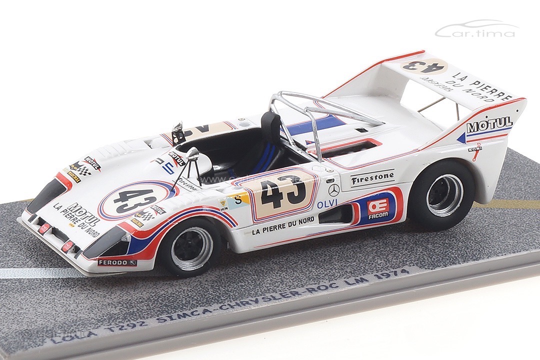 Lola T292 Simca-Chrysler-ROC 24h Le Mans 1974 Bizarre 1:43 BZ146 Lola T292 Simca-Chrysler-ROC 24h Le Mans 1974 Bizarre 1:43 BZ146