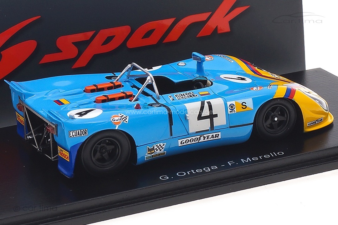 Porsche 908/02 24h Le Mans 1973 Merello/Ortega Spark 1:43 S9782 Porsche 908/02 24h Le Mans 1973 Merello/Ortega Spark 1:43 S9782