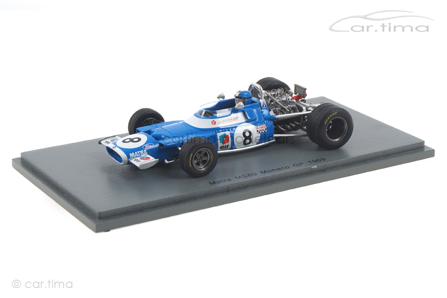 Matra MS80 GP Monaco 1969 Jean-Pierre Beltoise Spark 1:43 S7188 Matra MS80 GP Monaco 1969 Jean-Pierre Beltoise Spark 1:43 S7188