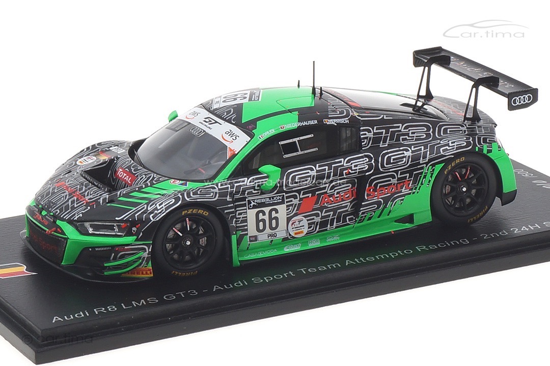 Audi R8 LMS GT3 24h Spa 2020 Drudi/Niederhauser/Vervisch Spark 1:43 SB371 Audi R8 LMS GT3 24h Spa 2020 Drudi/Niederhauser/Vervisch Spark 1:43 SB371