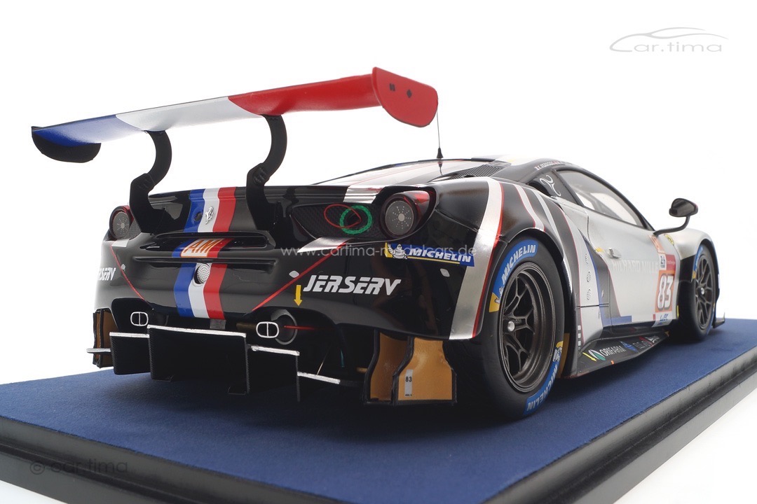 Ferrari 488 GTE Evo Winner LMGTE Am 24h Le Mans 2021 Perrodo/Nielsen/Rovera LookSmart 1:18 LS18LM030