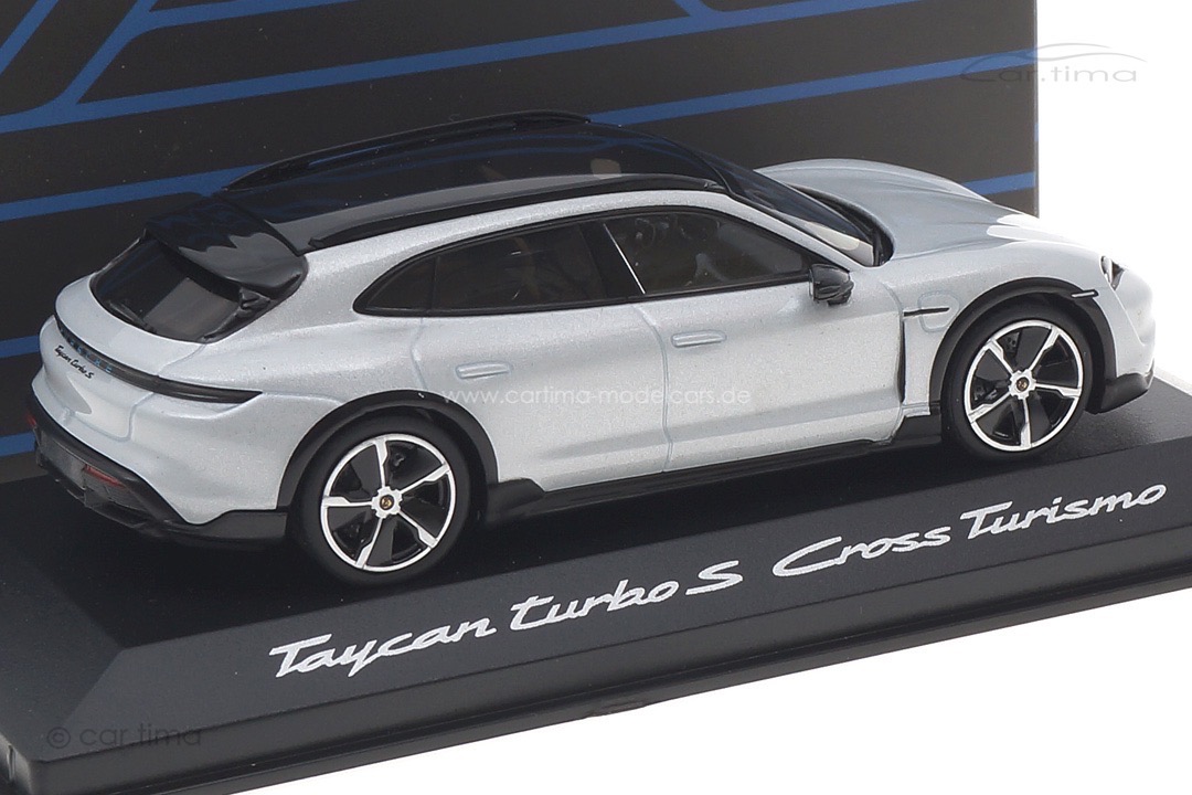Porsche Taycan Turbo S Cross Turismo Eisgraumet. IAA 2021 Minichamps 1:43 WAP0207880NTTC