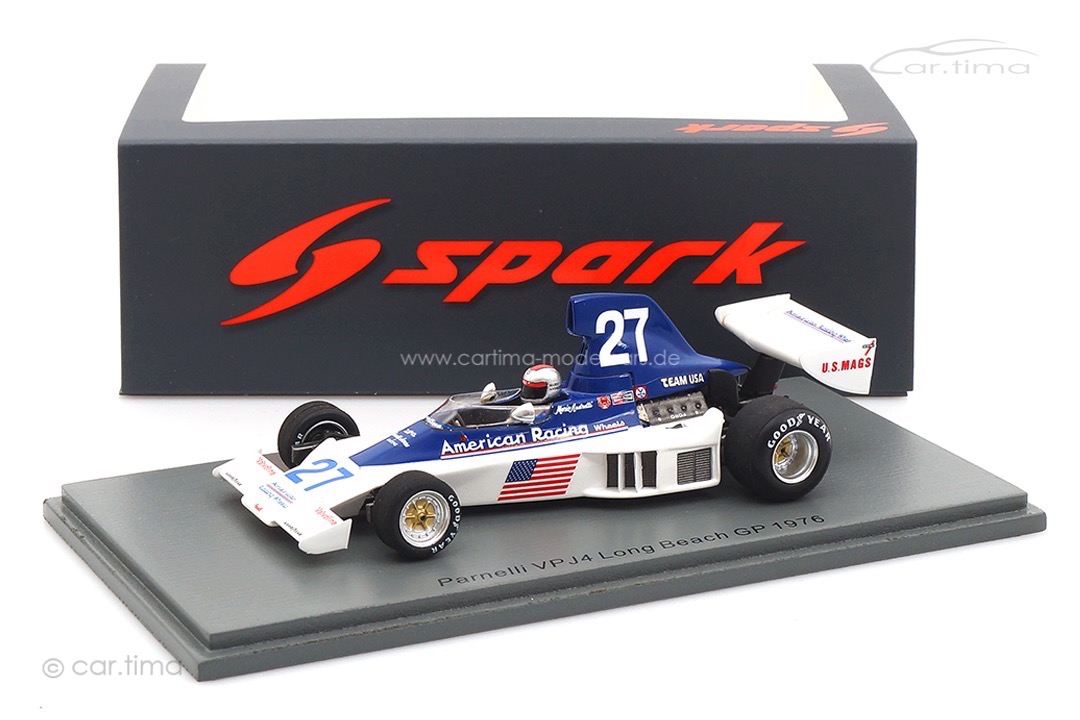 Parnelli VPJ4B GP Long Beach 1976 Mario Andretti Spark 1:43 S1891