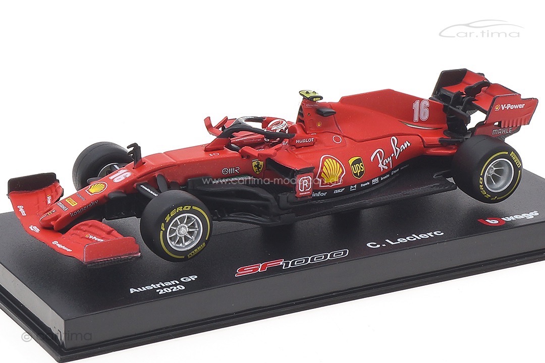 Ferrari SF1000 GP Österreich 2020 Charles Leclerc Bburago 1:43 18-36819L Ferrari SF1000 GP Österreich 2020 Charles Leclerc Bburago 1:43 18-36819L