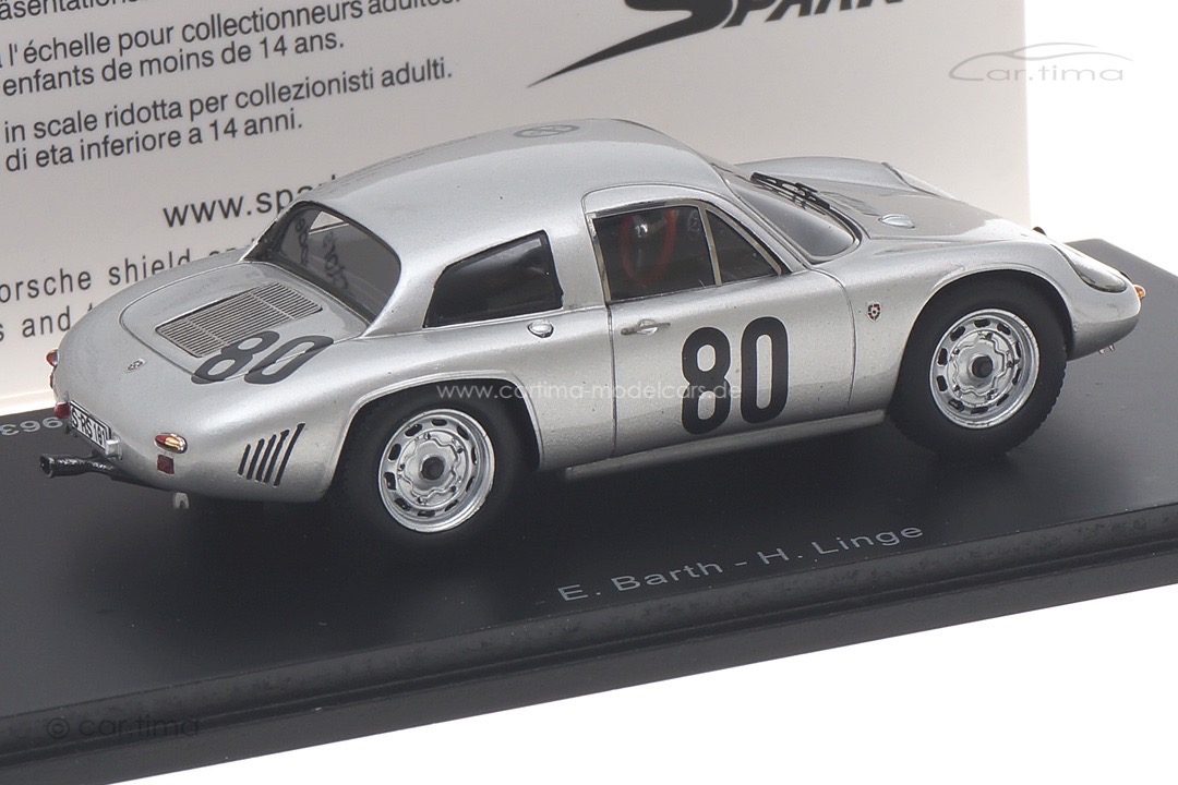 Porsche 356 B 2000 GS Targa Florio 1963 Barth/Linge Spark 1:43 MAP02009409