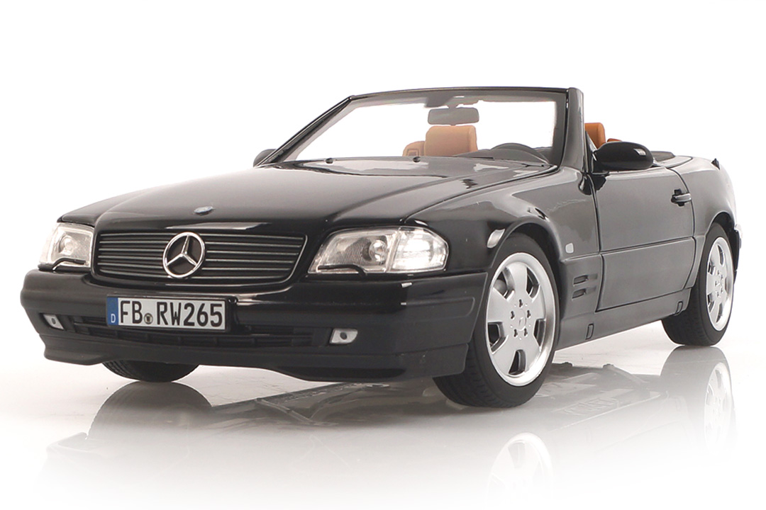Mercedes-Benz SL 500 1999 schwarz Norev 1:18 183750 Mercedes-Benz SL 500 1999 schwarz Norev 1:18 183750