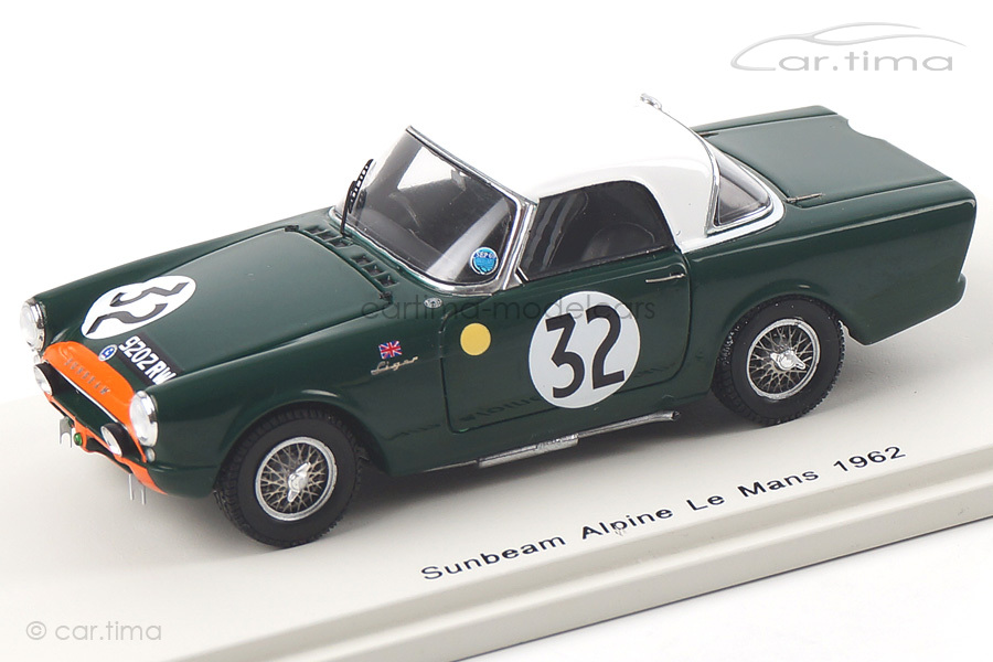 Sunbeam Alpine 24h Le Mans 1962 Harper/Procter Spark 1:43 S4050 Sunbeam Alpine 24h Le Mans 1962 Harper/Procter Spark 1:43 S4050