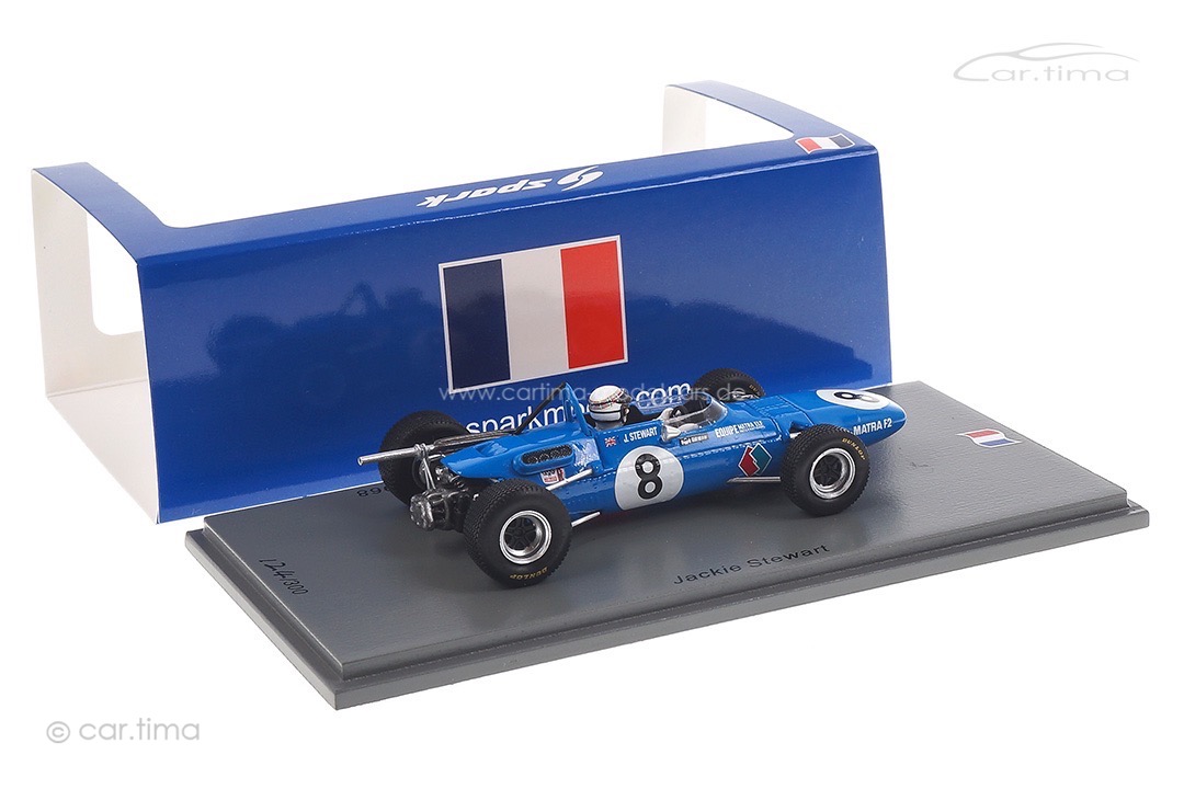 Matra MS7 Winner GP de Pau F2 1968 Jackie Stewart Spark 1:43 SF184 Matra MS7 Winner GP de Pau F2 1968 Jackie Stewart Spark 1:43 SF184