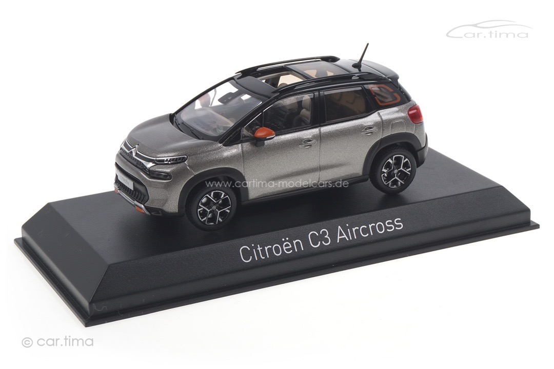 Citroën C3 Aircross 2021 Platinum Grey/Black Norev 1:43 155336