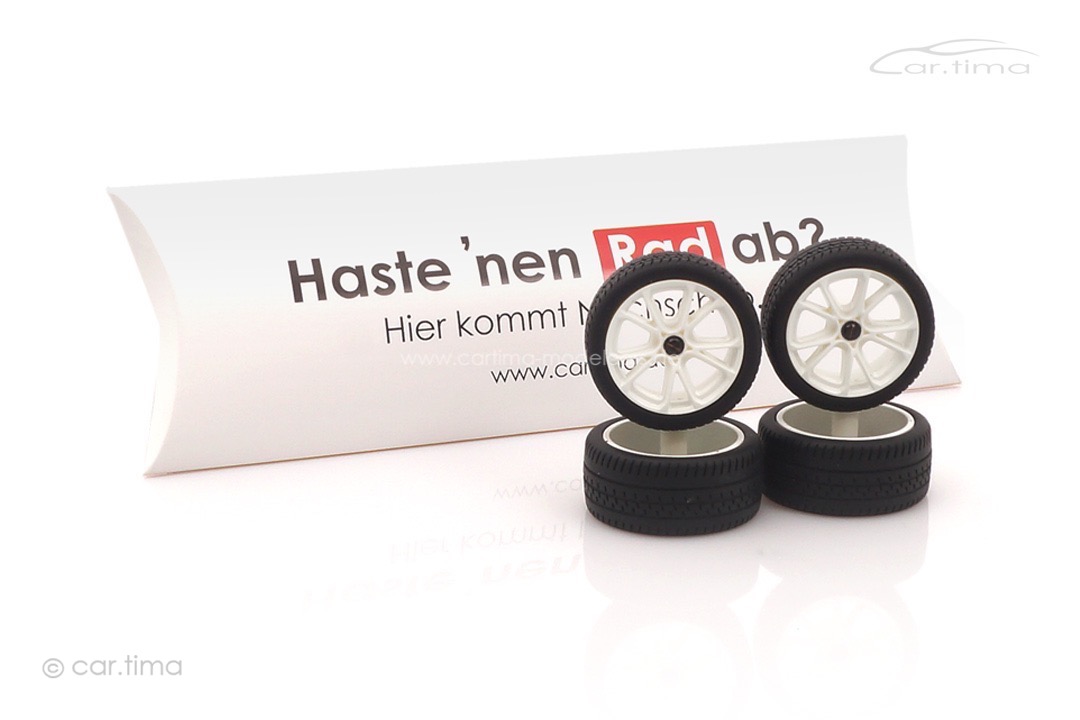 Radsatz/Wheel set TECHART Formula VI Race weiß 1:18 CARXXX25017