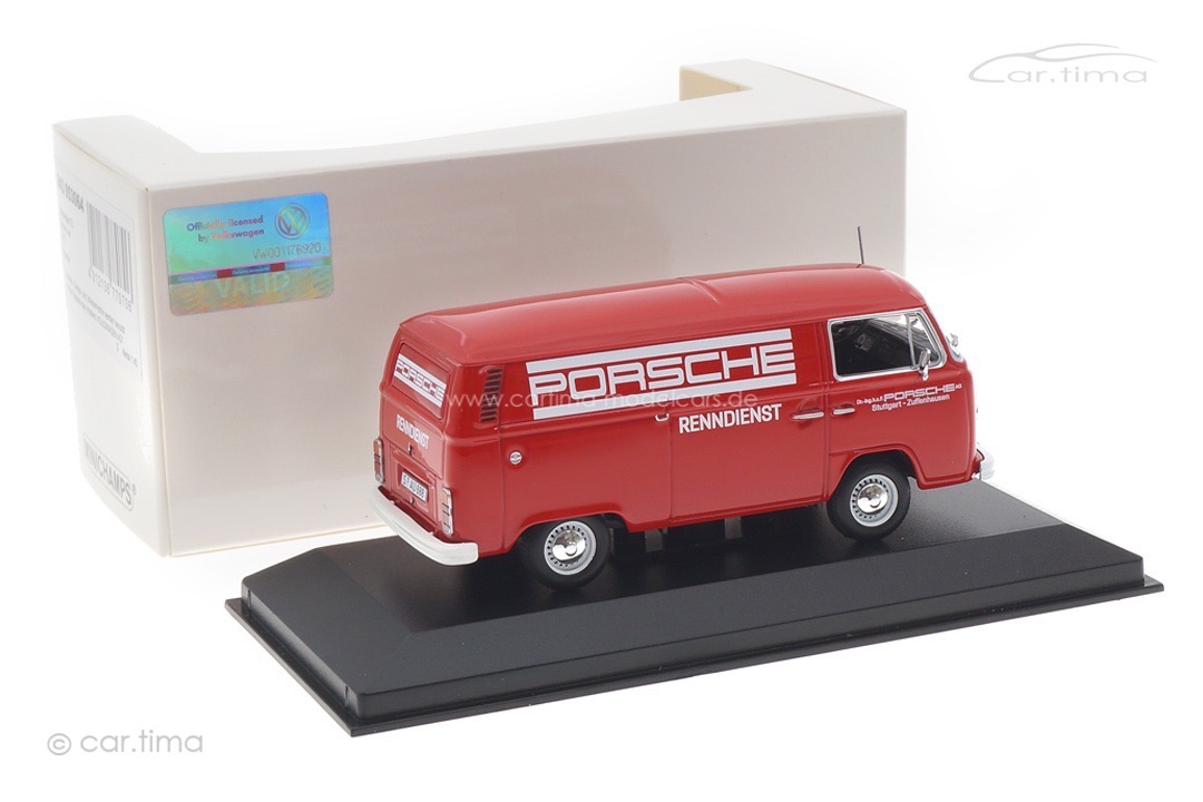 Volkswagen T2 Transporter Porsche Renndienst Minichamps 1:43 943053064 Volkswagen T2 Transporter Porsche Renndienst Minichamps 1:43 943053064