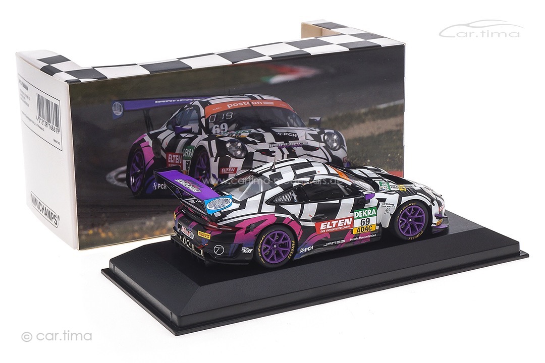 Porsche 911 GT3 R ADAC GT Masters 2019 Iron Force Minichamps 1:43 413196069 Porsche 911 GT3 R ADAC GT Masters 2019 Iron Force Minichamps 1:43 413196069