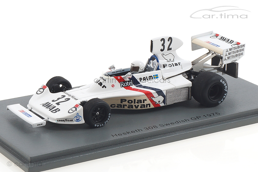 Hesketh 308 GP Schweden 1975 Torsten Palm Spark 1:43 S2467 Hesketh 308 GP Schweden 1975 Torsten Palm Spark 1:43 S2467