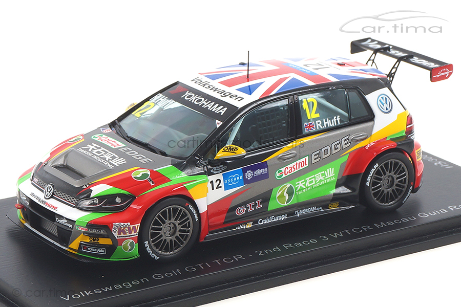 Volkswagen Golf GTi TCR WTCR Macau 2018 Rob Huff Spark 1:43 SA207
