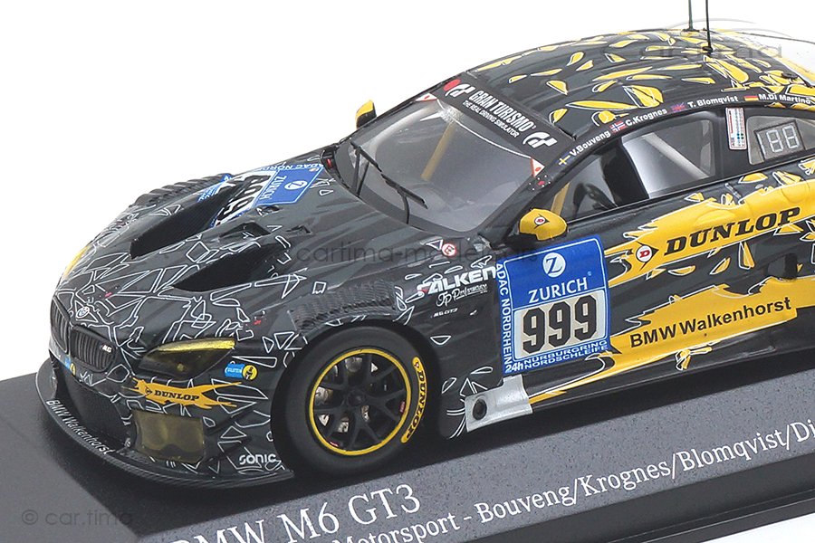 BMW M6 GT3 24h Nürburgring 2016 Bouveng/Di Martino/Krognes Minichamps 1:43 437162609 BMW M6 GT3 24h Nürburgring 2016 Bouveng/Di Martino/Krognes Minichamps 1:43 437162609