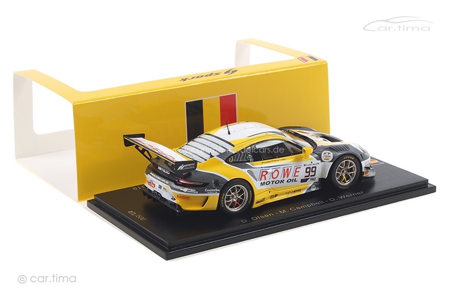 Porsche 911 GT3 R 24h Spa 2019 Campbell/Olsen/Werner Spark 1:43 SB256