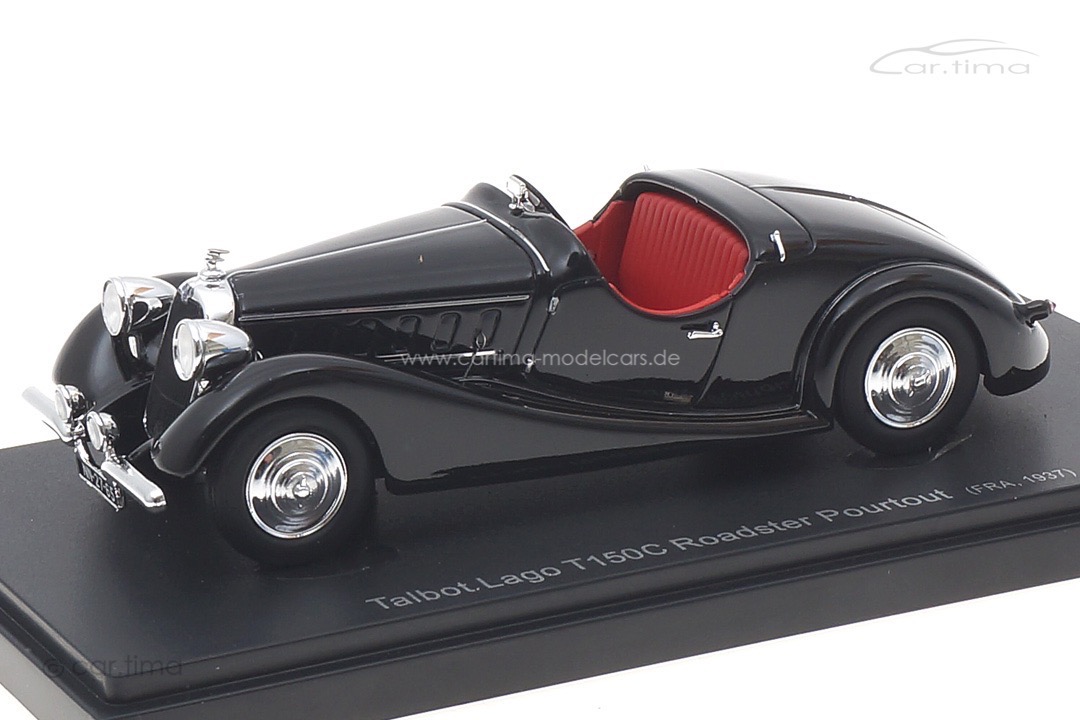 Talbot Lago T150 C Roadster Pourtout 1937 schwarz Avenue43 1:43 60076 Talbot Lago T150 C Roadster Pourtout 1937 schwarz Avenue43 1:43 60076