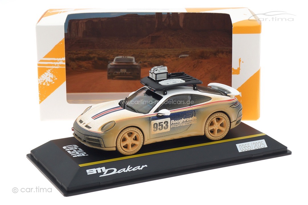 Porsche 911 (992) Dakar Ahead Roughroads Spark 1:43 WAP0201720S0DK