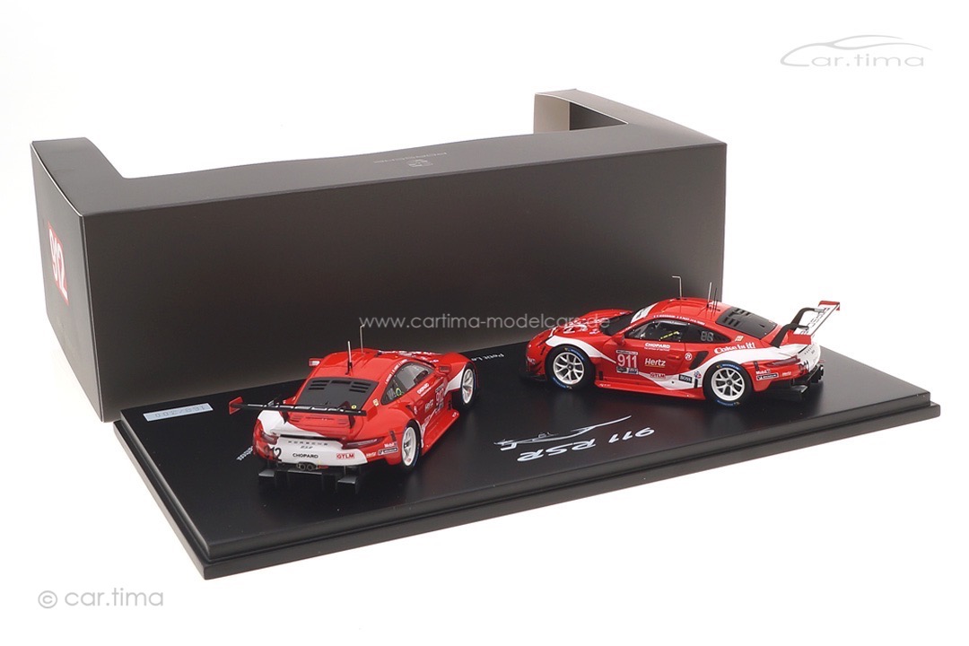 Set Porsche 911 RSR Coca-Cola Petit Le Mans 2019 Spark 1:43 WAP0209100NSET Set Porsche 911 RSR Coca-Cola Petit Le Mans 2019 Spark 1:43 WAP0209100NSET