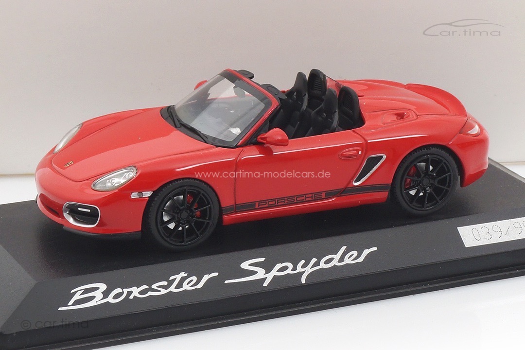 Porsche Boxster Spyder (987) Indischrot Minichamps 1:43 PD04311007