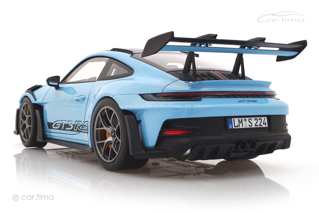 Porsche 911 (992) GT3 RS Weissach Package Gulfblau Norev 1:18 187367