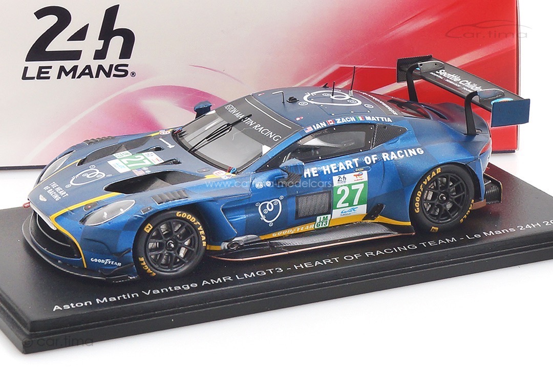 Aston Martin Vantage AMR LMGT3 24h Le Mans 2025 Drudi/James/Robichon Spark 1:43 S9291