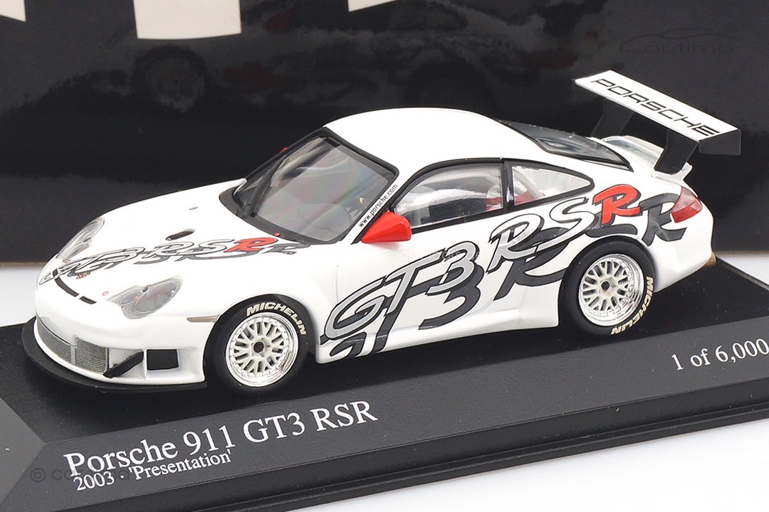 Porsche 911 (996) GT3 RSR Präsentation 2003 Minichamps 1:43 400036400