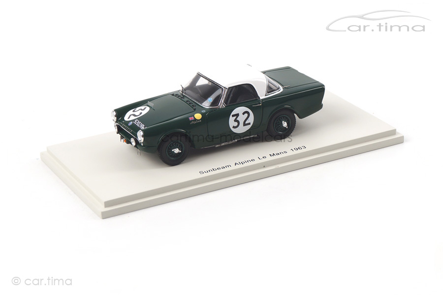 Sunbeam Alpine 24h Le Mans 1963 Ballisat/Lewis Spark 1:43 S4764 Sunbeam Alpine 24h Le Mans 1963 Ballisat/Lewis Spark 1:43 S4764