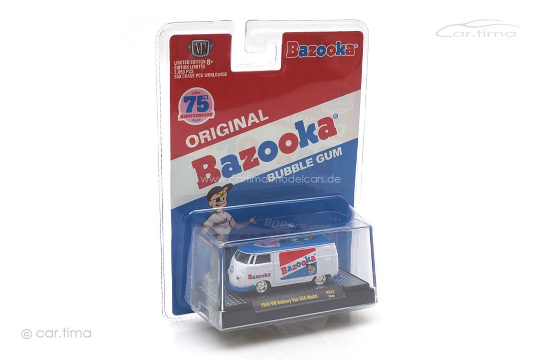 Volkswagen Delivery Van USA Model 1960 Bazooka Bubble Gum M2Machines 1:64 31500-HS34