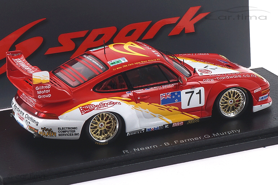 Porsche 911 GT2 24h Le Mans 1996 Farmer/Murphy/Nearn Spark 1:43 S5529