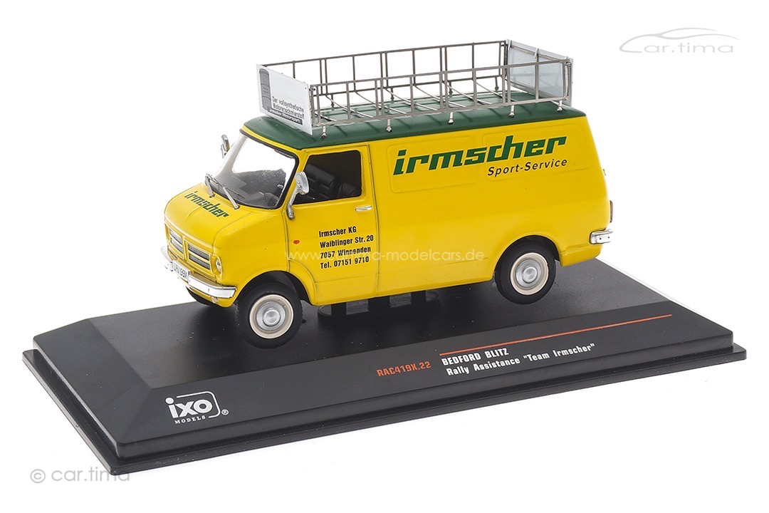 Bedford Blitz Rallye Assistance Team Irmscher IXO 1:43 RAC419X.22 Bedford Blitz Rallye Assistance Team Irmscher IXO 1:43 RAC419X.22