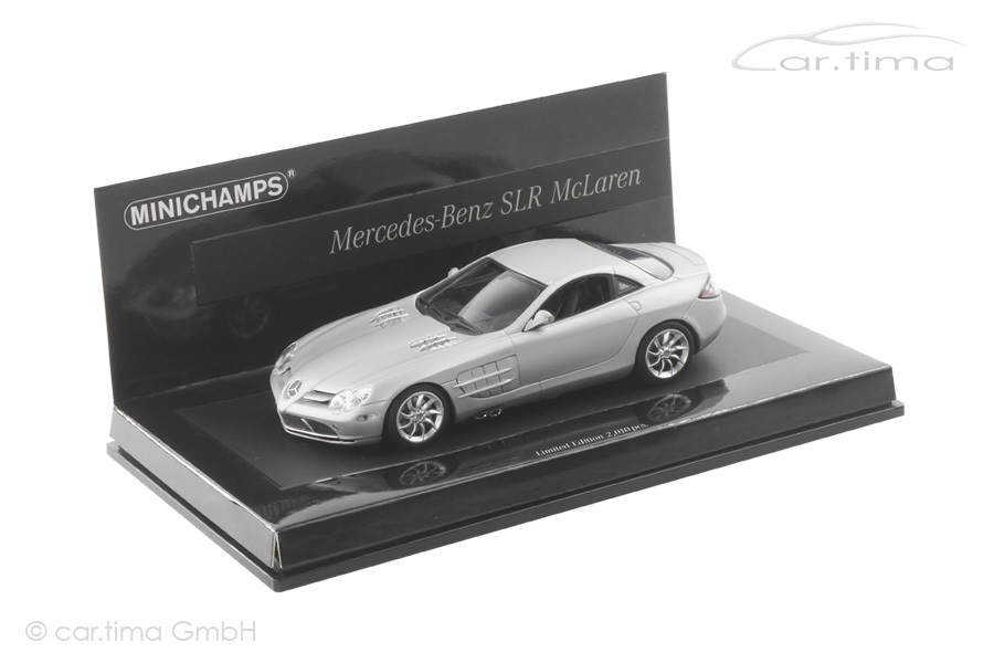 Mercedes-Benz SLR McLaren matt silber Minichamps 1:43 436033021