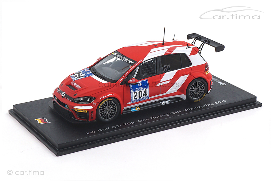 Volkswagen Golf GTi TCR 24h Nürburgring 2016 Danz/Leuchter/Zimmermann Spark 1:43 SG261 Volkswagen Golf GTi TCR 24h Nürburgring 2016 Danz/Leuchter/Zimmermann Spark 1:43 SG261