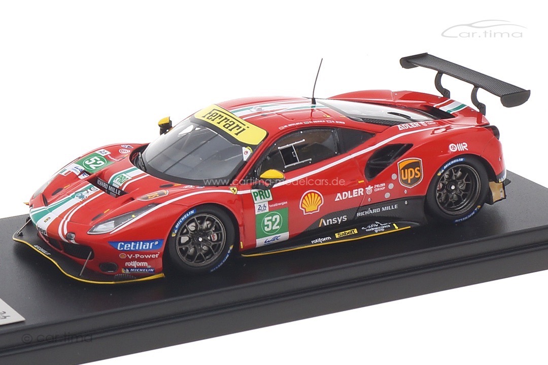 Ferrari 488 GTE EVO 24h Le Mans 2021 Serra/Molina/Bird Looksmart 1:43 LSLM122 Ferrari 488 GTE EVO 24h Le Mans 2021 Serra/Molina/Bird Looksmart 1:43 LSLM122
