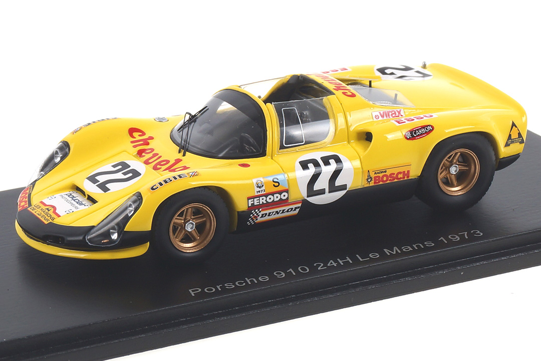 Porsche 910 24h Le Mans 1973 Touroul/Rouget Spark 1:43 S4687 Porsche 910 24h Le Mans 1973 Touroul/Rouget Spark 1:43 S4687