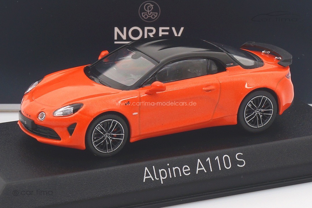 Alpine A110 S Aero Fire orange Norev 1:43 517869