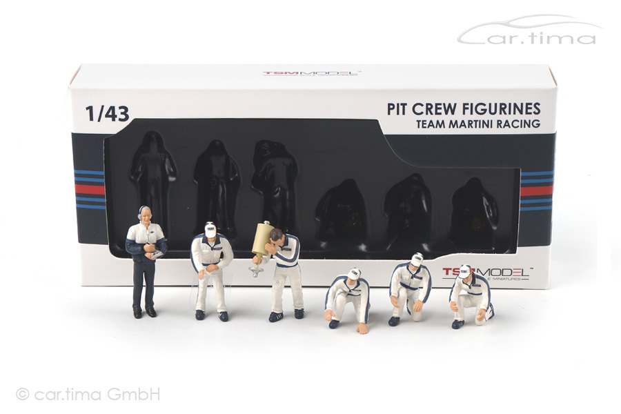Figuren Set Boxencrew Martini Racing TSM 1:43 TSM10AC06