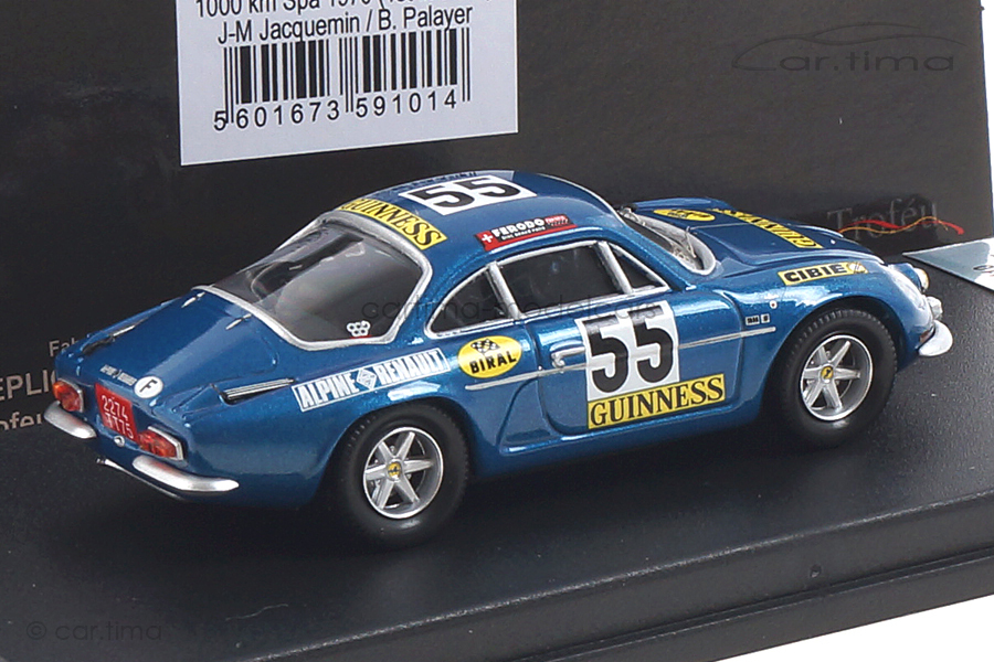 Alpine-Renault A110 1000 km Spa 1970 Jacquemin/Palayer Trofeu 1:43 RRBE21 Alpine-Renault A110 1000 km Spa 1970 Jacquemin/Palayer Trofeu 1:43 RRBE21