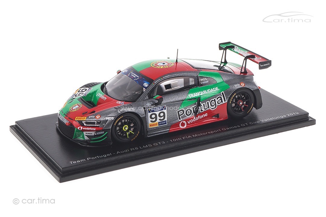 Audi R8 LMS Vallelunga 2019 Ramos/Chaves Spark 1:43 S6315 Audi R8 LMS Vallelunga 2019 Ramos/Chaves Spark 1:43 S6315
